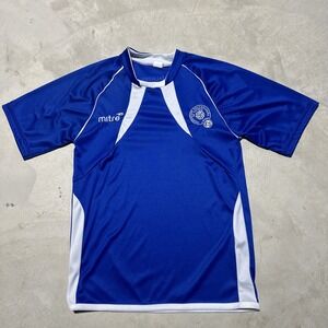 Adult SZ M El Salvador Futbol Soccer Jersey Shirt Blue Mitre Made in El Salvador